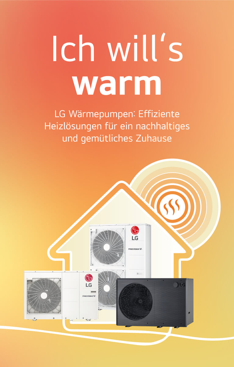 Die Luft-Wasser-Wärmepumpe LG THERMA V